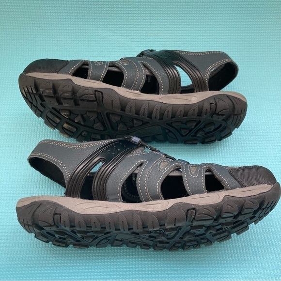 Ozark Trail Men's Blue/Gray Hiking Outdoor Adj. Waterproof Sandals-Size 8 - Picture 6 of 9
